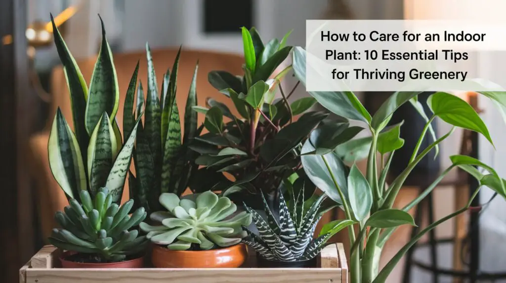 How to Care for an Indoor Plant: 10 Essential Tips for Thriving Greenery